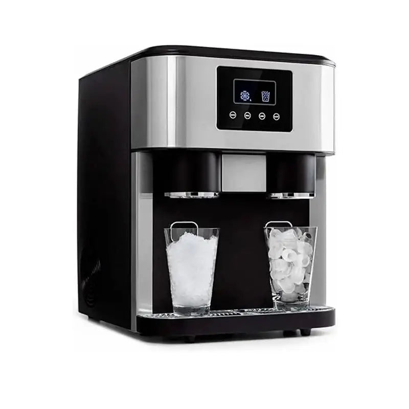 Arabian Mall 3-in-1 Countertop Ice Maker and Water Dispenser (15-18kg/24h, LCD Display, 1.8L Tank)