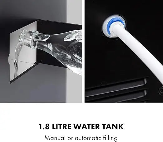 Arabian Mall 3-in-1 Countertop Ice Maker and Water Dispenser (15-18kg/24h, LCD Display, 1.8L Tank)