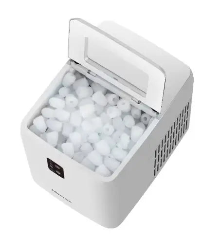 Ice Maker, Automatic Ice Making, Portable And Compact, Fast Ice Making, 2 Sizesice Cubes, Transparent View Window, Self-Cleaning 0.01 W ICM2011B White