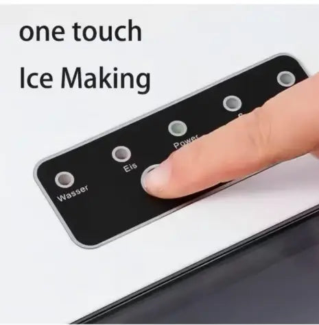 Ice Maker Countertop Portable Self-Cleaning Ice Maker Machine with Handle Scoop and Basket 9 Bullet Ice Cubes in 6-8 Minutes 12kg/24H Ideal for Home Kitchen Office Party