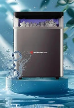 Load image into Gallery viewer, Ice Maker Machine, 15kg/24H Ice Production, Fast Ice Ready in 6-8 Minutes, 2 Ice Sizes, Auto Cleaning Function, Stainless Steel Countertop Ice Maker with LED Indicators