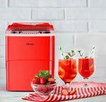 Load image into Gallery viewer, Ice Makers Countertop, 9 Cubes Ready in 6 Mins, 26lbs in 24Hrs, Self-Cleaning Ice Machine with Ice Scoop and Basket, 2 Sizes of Bullet Ice for Home Kitchen Office Bar Party