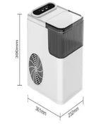 Load image into Gallery viewer, Ice Making Machine, Portable Countertop Automatic Bullet Ice Cube Maker with 1.4L Water Tank, Makes 9 Cubes in 6 to 8 Minutes, Self-Cleaning, 12KG/24H for Home, Office, Kitchen, Party, UK Plug