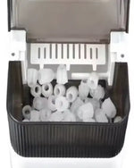 Load image into Gallery viewer, Ice Making Machine, Portable Countertop Automatic Bullet Ice Cube Maker with 1.4L Water Tank, Makes 9 Cubes in 6 to 8 Minutes, Self-Cleaning, 12KG/24H for Home, Office, Kitchen, Party, UK Plug