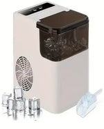 Load image into Gallery viewer, Ice Making Machine, Portable Countertop Automatic Bullet Ice Cube Maker with 1.4L Water Tank, Makes 9 Cubes in 6 to 8 Minutes, Self-Cleaning, 12KG/24H for Home, Office, Kitchen, Party, UK Plug