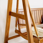 Load image into Gallery viewer, Indonesian Teak Wood Relax Swing Bench