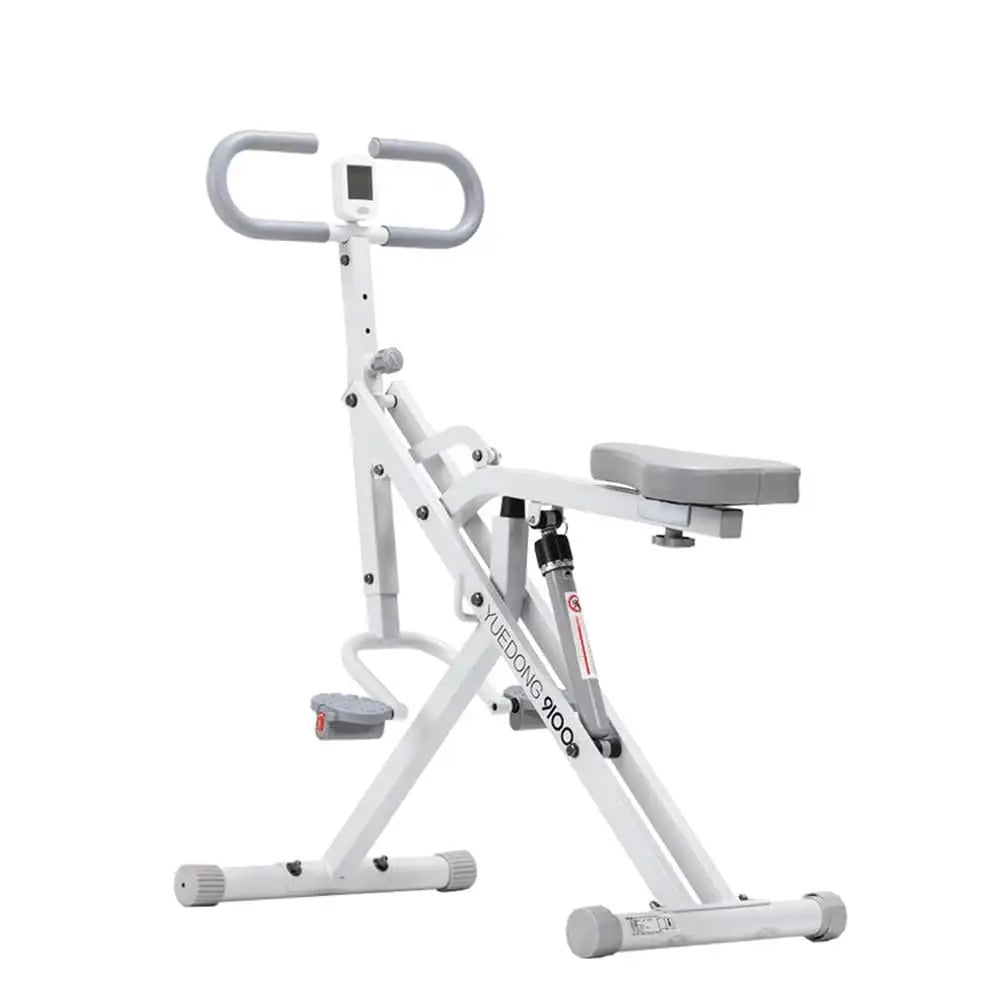 Indoor Exercise Machine,12-Speed Resistance Adjustment, Aerobic Exercise Training,White