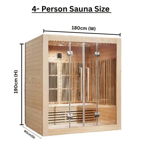 Indoor Infrared Sauna - Spa-Level Infrared Wellness at Home