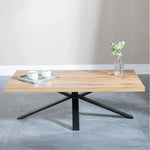 Load image into Gallery viewer, Industrial Coffee Table with Black Spider Legs