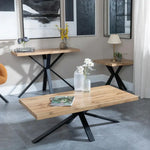 Load image into Gallery viewer, Industrial Coffee Table with Black Spider Legs