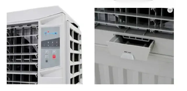 Industrial Outdoor Air Cooler 10000 m³/h | 125L Water Tank | 300W Portable Evaporative Cooler