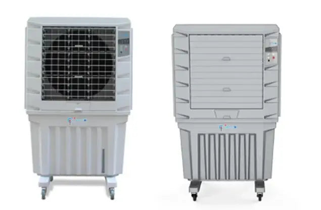Industrial Outdoor Air Cooler 10000 m³/h | 125L Water Tank | 300W Portable Evaporative Cooler