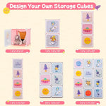 Load image into Gallery viewer, INFANS Children Wardrobe, Kid Closet Portable Baby Dresser Cute for Kids Bedroom Nursery Armoire with Doors 12 Cube 2 Hanging Sections, Kid Clothes Storage Organizer (Pink, 12 Cubes)-GCC Home Center