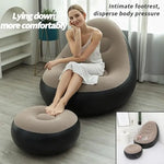 Load image into Gallery viewer, Inflatable Sofa, 116 x 98 x 83cm Inflatable Lounge Chair, Air Couch Footrest, Lazy Necessity Furniture-GCC Home Center