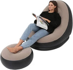 Load image into Gallery viewer, Inflatable Sofa, 116 x 98 x 83cm Inflatable Lounge Chair, Air Couch Footrest, Lazy Necessity Furniture-GCC Home Center