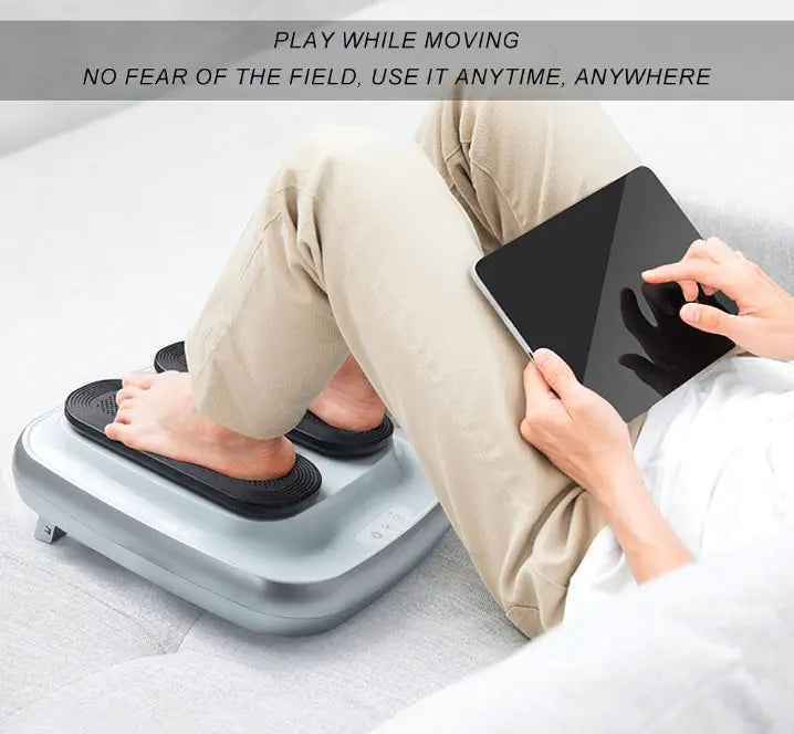 Intelligent Leg Massager Step Machine for Rehabilitation and Rhythm Vibration Aerobic Training