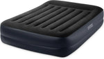Load image into Gallery viewer, Intex Airbed Inflatable Double Mattress With Bulit In Electric Pump,152 X 203 X 42 Cm, 64124, Black, Durabeam Queen Pillow Rest Airbed W/E.Pump152X203X42, 64124