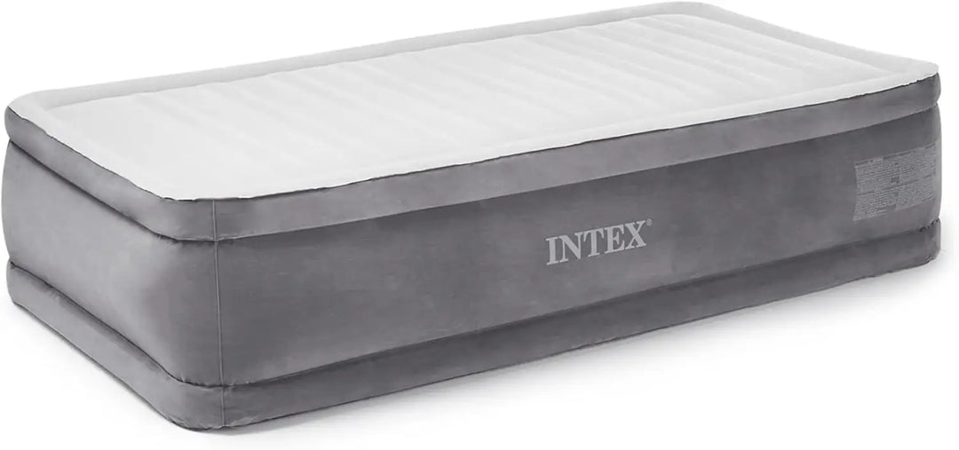 Intex Comfort Dura-Beam Airbed Internal Electric Pump Bed Height Elevated (2020 Model)