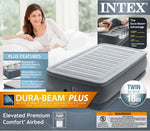 Load image into Gallery viewer, Intex Comfort Dura-Beam Airbed Internal Electric Pump Bed Height Elevated (2020 Model)