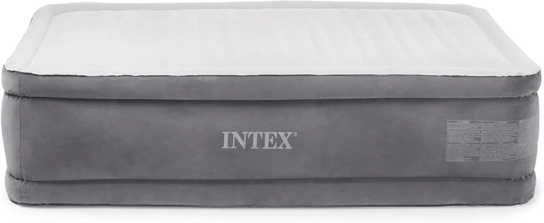 Intex Comfort Dura-Beam Airbed Internal Electric Pump Bed Height Elevated (2020 Model)