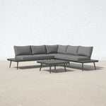 Load image into Gallery viewer, Jarin Outdoor Furniture Set 4 Seating , Aluminium Frame | Coffee Table Included