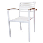 Load image into Gallery viewer, Jilphar Furniture Aluminum White Outdoor Chair JP1288-GCC Home Center