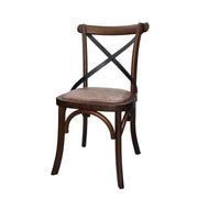 Jilphar Furniture Classical Modern Dining Chair Antique Brush Oak JP1282-GCC Home Center