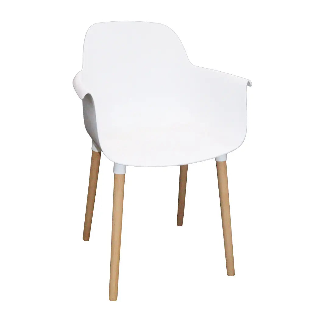 Jilphar Furniture Dining Chair with Wooden Leg- Black JP1267-GCC Home Center