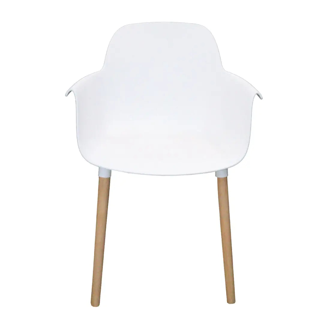 Jilphar Furniture Dining Chair with Wooden Leg- Black JP1267-GCC Home Center