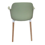 Load image into Gallery viewer, Jilphar Furniture Dining Chair with Wooden Leg- Black JP1267-GCC Home Center