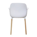 Load image into Gallery viewer, Jilphar Furniture Dining Chair with Wooden Leg- Black JP1267-GCC Home Center