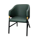 Load image into Gallery viewer, Jilphar Furniture Luxury Leather Dining Chair with Metal Legs JP1292-GCC Home Center