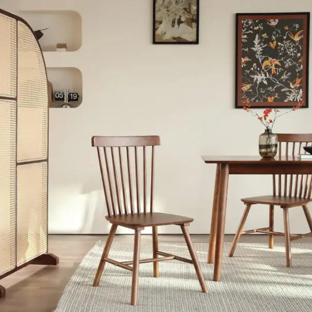 Jilphar Furniture Premium Armless Solid Wooden Dining Chair JP1280-GCC Home Center