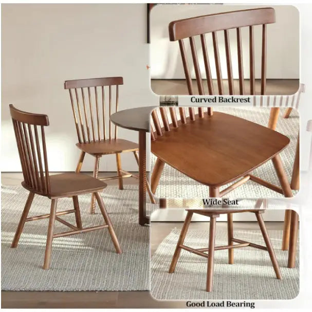 Jilphar Furniture Premium Armless Solid Wooden Dining Chair JP1280-GCC Home Center