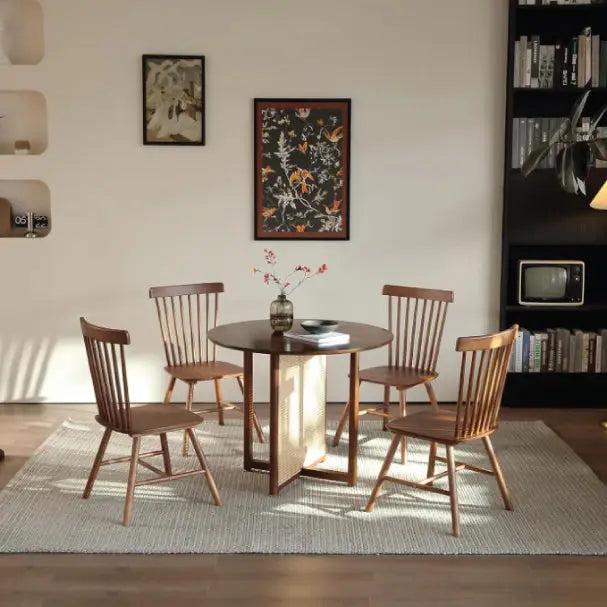 Jilphar Furniture Premium Armless Solid Wooden Dining Chair JP1280-GCC Home Center