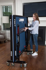 Load image into Gallery viewer, JOOLA Inside - Professional MDF Indoor Table Tennis Table with Quick Clamp Ping Pong Net and Post Set - 10 Minute Easy Assembly - Ping Pong Table with Single Player Playback Mode