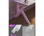 Load image into Gallery viewer, K-Shaped Sturdy Computer Desk And Gaming Table Workstation Home Office Desk 140 CM-GCC Home Center