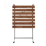 Load image into Gallery viewer, Kanhome Modern Outdoor Steel Wood Bistro Table Coffee Table From Vietnam for Dining Kitchen &amp; Apartment Garden Metal Table