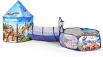 Load image into Gallery viewer, Kid Play Tent Crawl Tunnel Ball Pit Dinosaur Indoor Outdoor-GCC Home Center