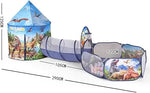 Load image into Gallery viewer, Kid Play Tent Crawl Tunnel Ball Pit Dinosaur Indoor Outdoor-GCC Home Center
