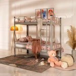 Load image into Gallery viewer, Kids Metal Bunk Bed – Urban Style Sturdy Frame