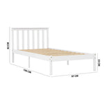 Load image into Gallery viewer, Kids Single Bed, Urban Style Painted Pinewood Bed