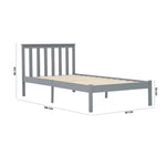 Load image into Gallery viewer, Kids Single Bed, Urban Style Painted Pinewood Bed