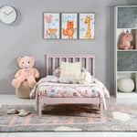 Load image into Gallery viewer, Kids Single Bed, Urban Style Painted Pinewood Bed