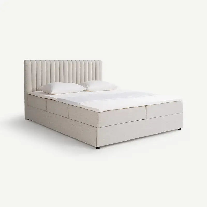 King Bed 180x200cm – Elegant Beige