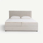 Load image into Gallery viewer, King Bed 180x200cm – Elegant Beige