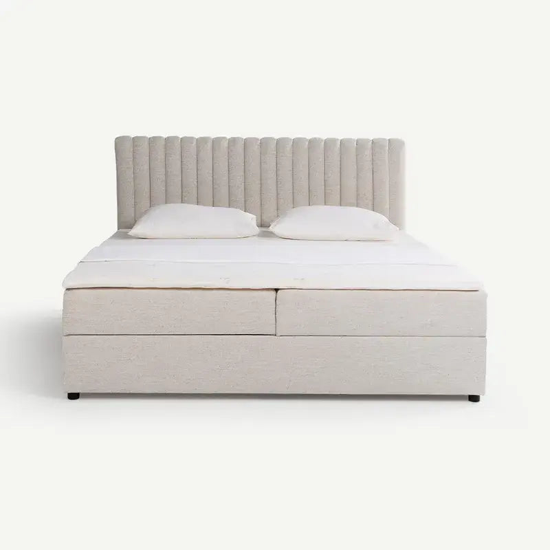 King Bed 180x200cm – Elegant Beige