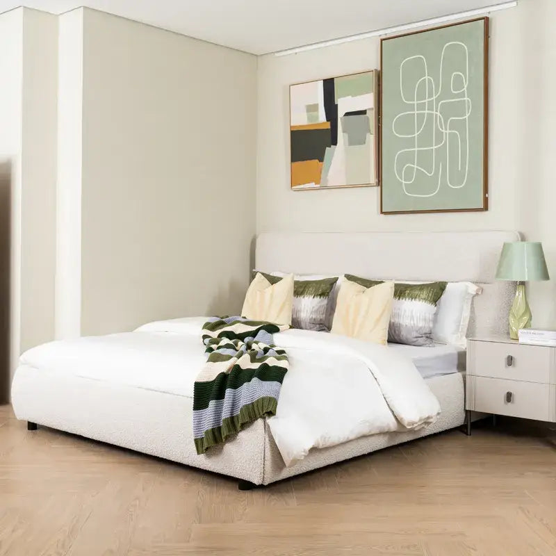 King Bed 180x200cm – Ivory