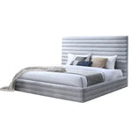 Load image into Gallery viewer, King Bed – Grey (180×202 cm)