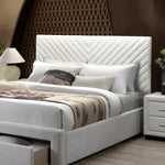 Load image into Gallery viewer, King Bed – Ivory (180×200 cm)
